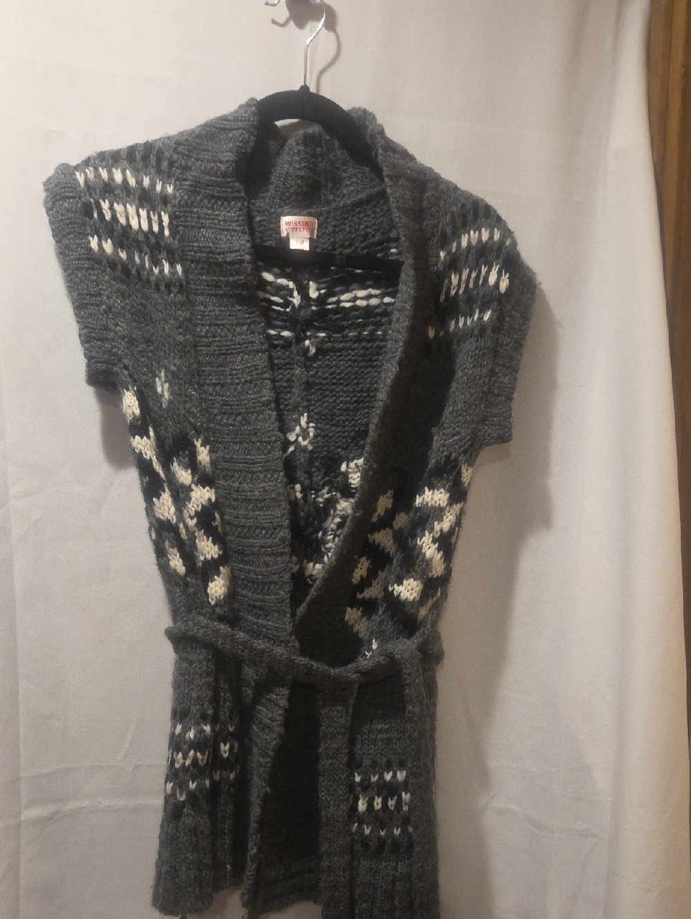 Womens Medium Short Sleeved Sweater Wrap